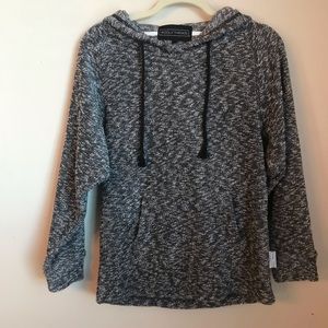 Wooly Threads Boyfriend Hoodie in Black
